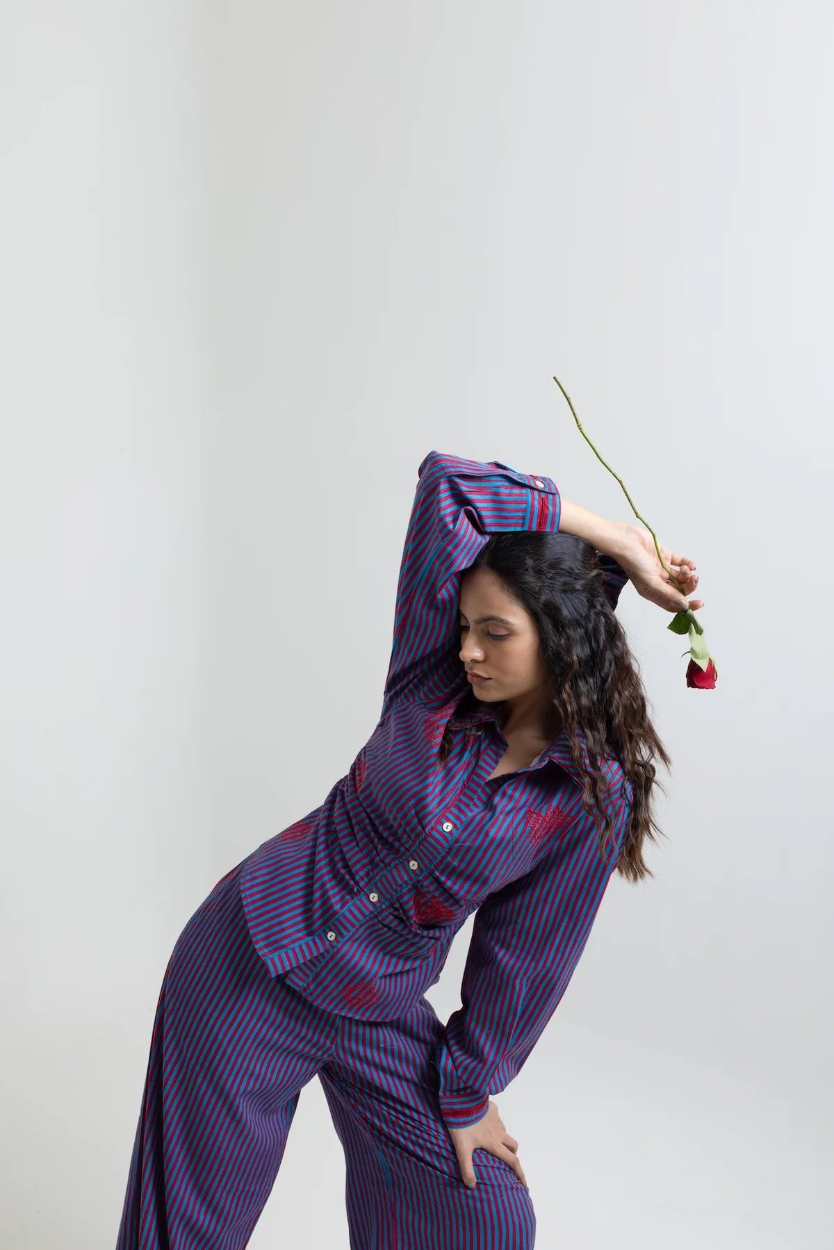 Stripes Tappered Shirt - CiceroniWomen ShirtsLabel Sugar