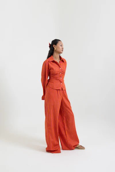 Stripes Tappered Shirt - CiceroniWomen ShirtsLabel Sugar