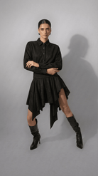 Suede Layered Skirt - CiceroniSkirtPriyanca Khanna