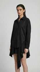 Suede Oversized Shirt - CiceroniShirtPriyanca Khanna