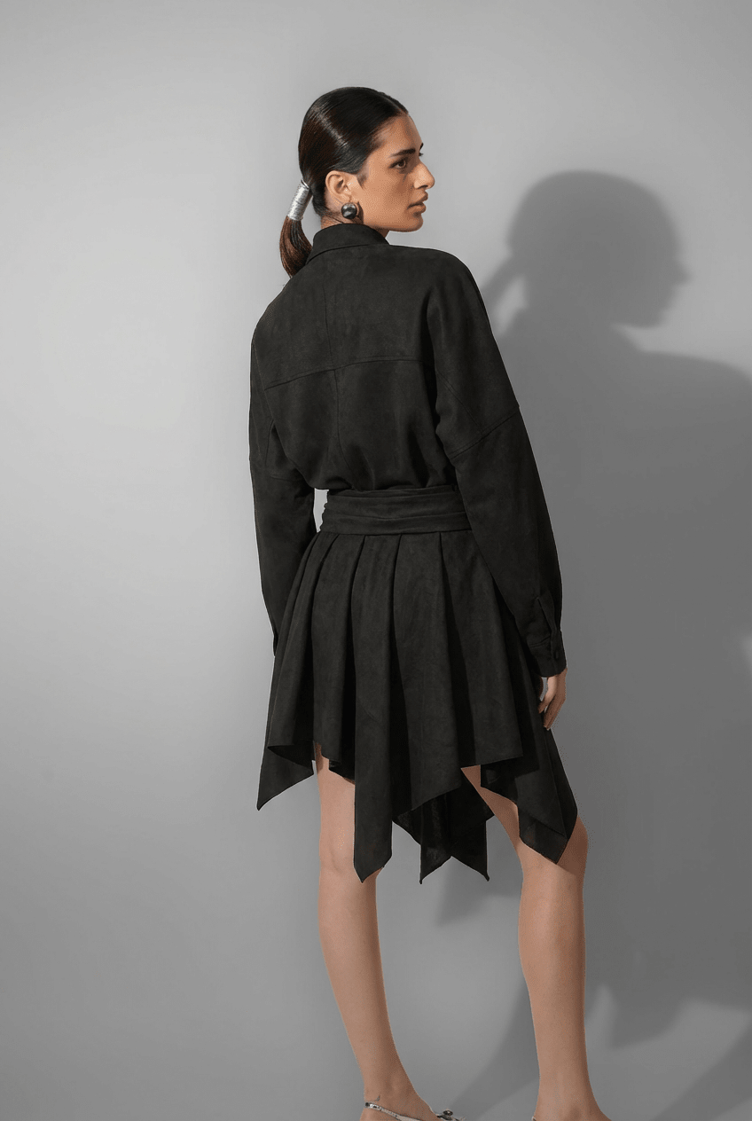Suede Oversized Shirt - CiceroniShirtPriyanca Khanna