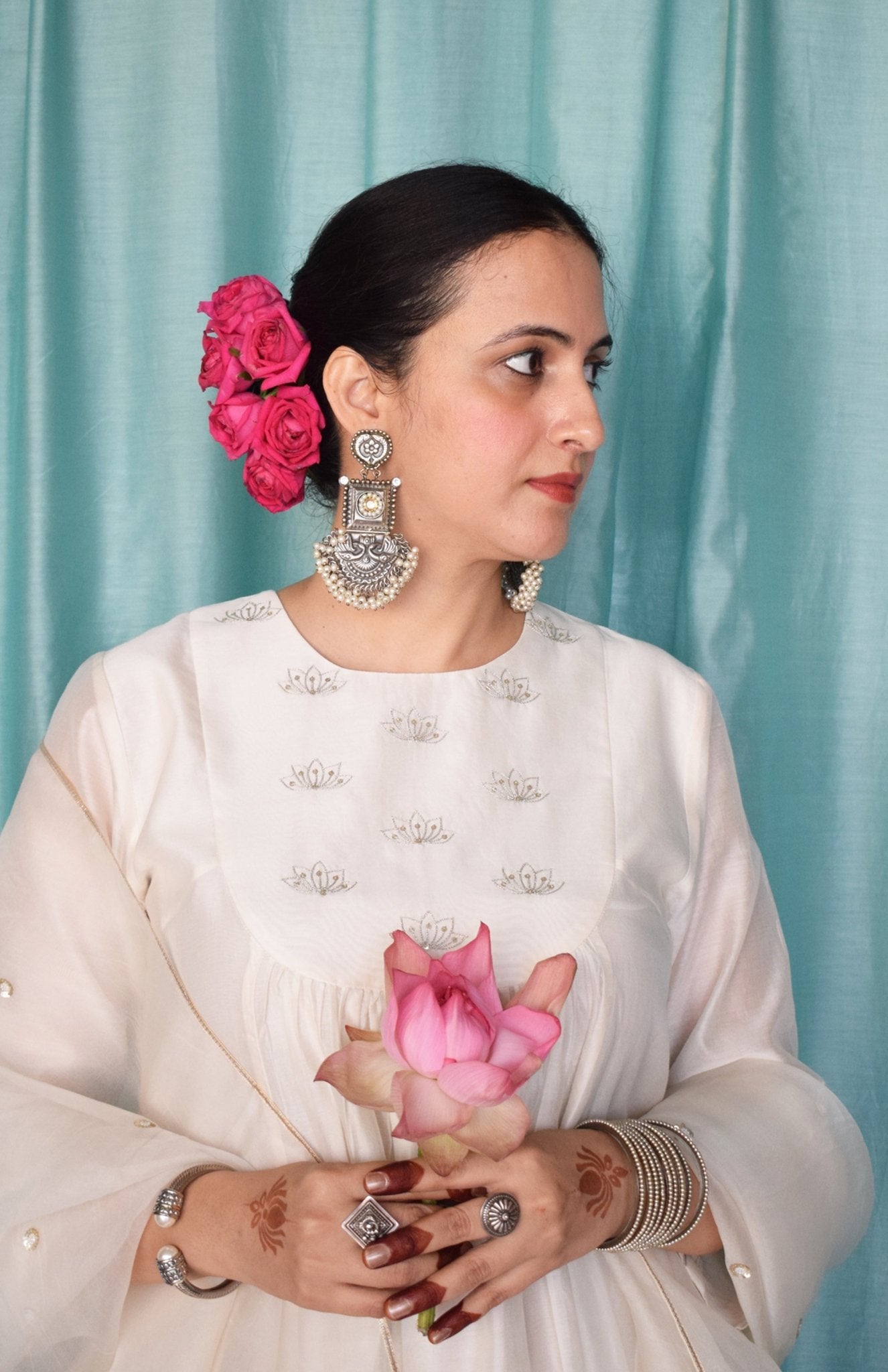 Sufi Chanderi Set - CiceroniKurta Set, Festive wearHouse of Moxa