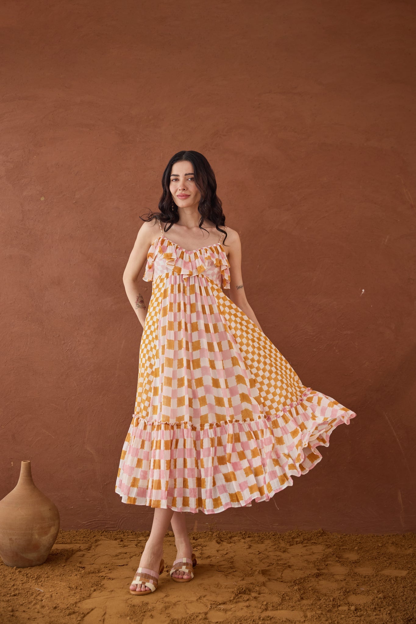 Summer Strokes Dress - CiceroniDressesTaro