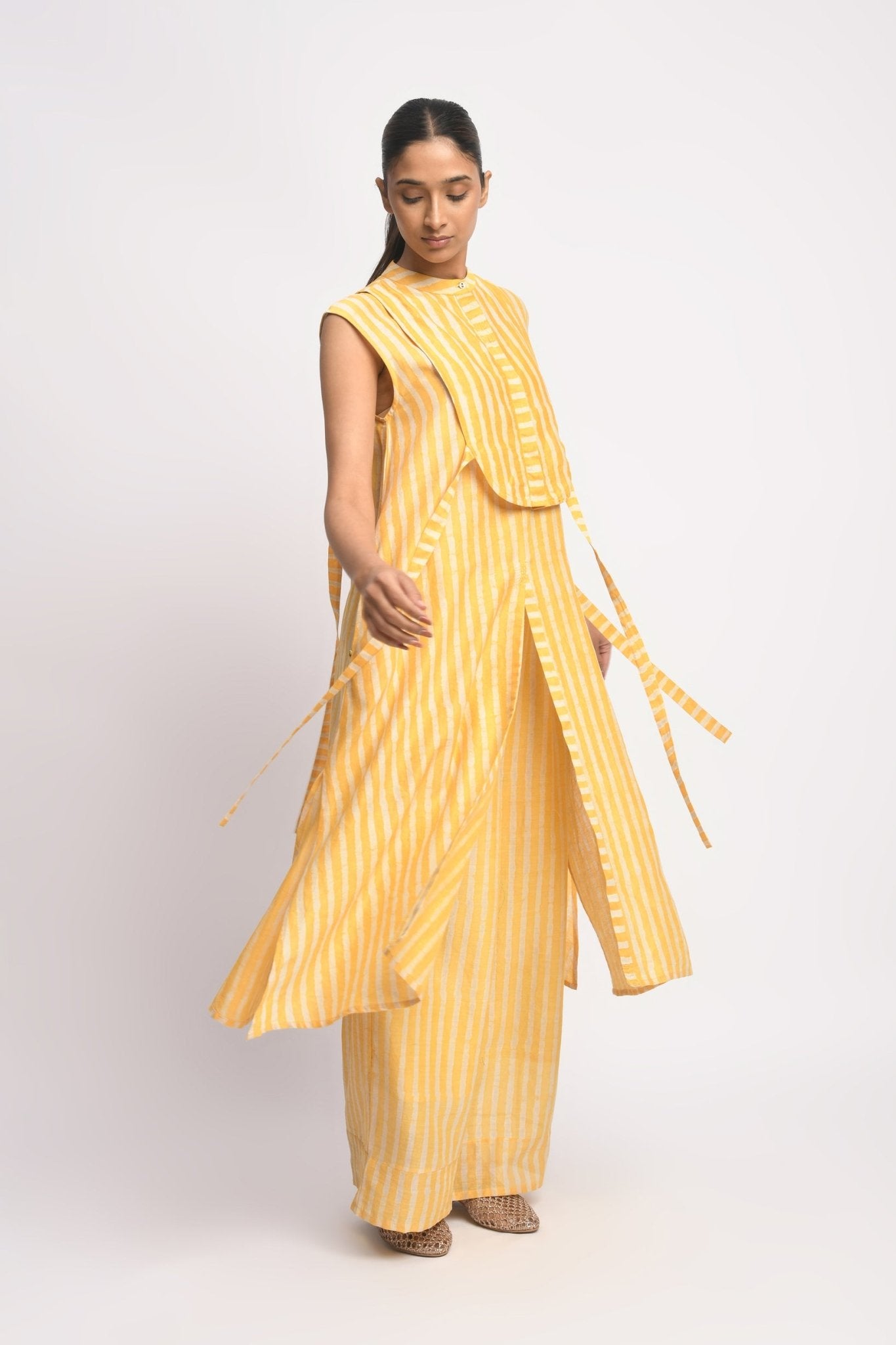 Sun Stripe Co - ord Set - CiceroniKurta Set, Everyday WearJayati Goenka