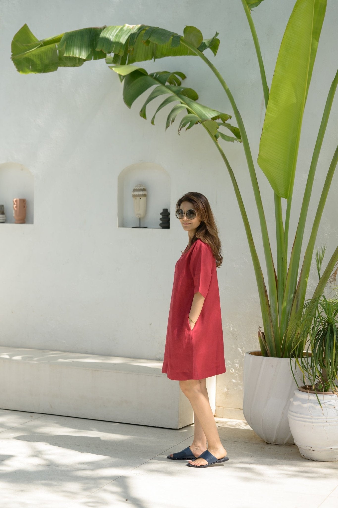 Sundown Palm Dressss - CiceroniDressesZanzibar Living