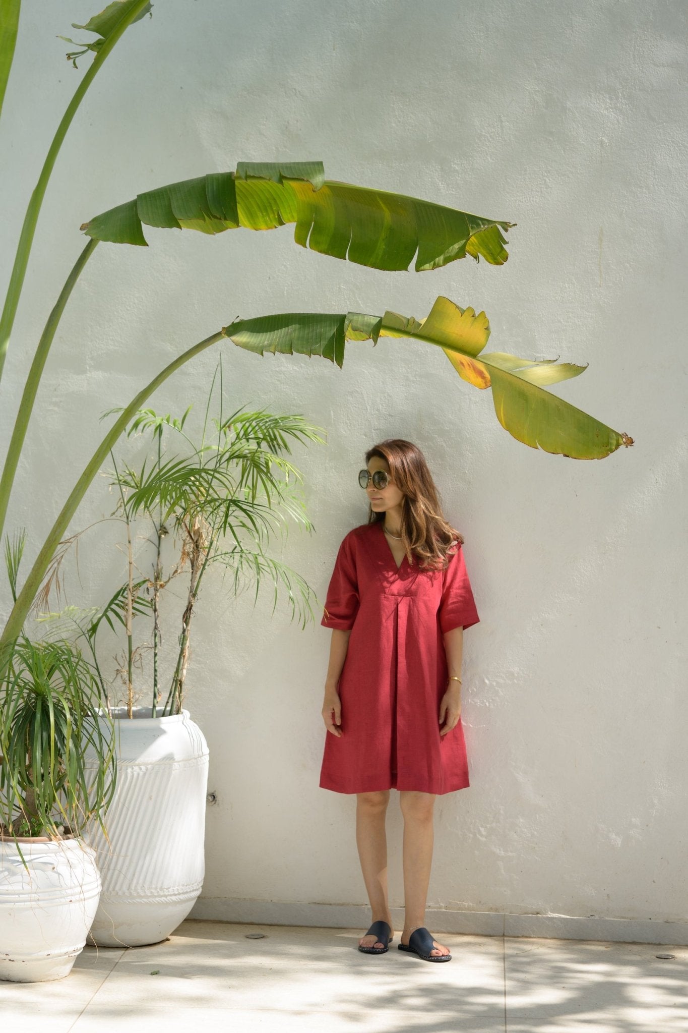 Sundown Palm Dressss - CiceroniDressesZanzibar Living