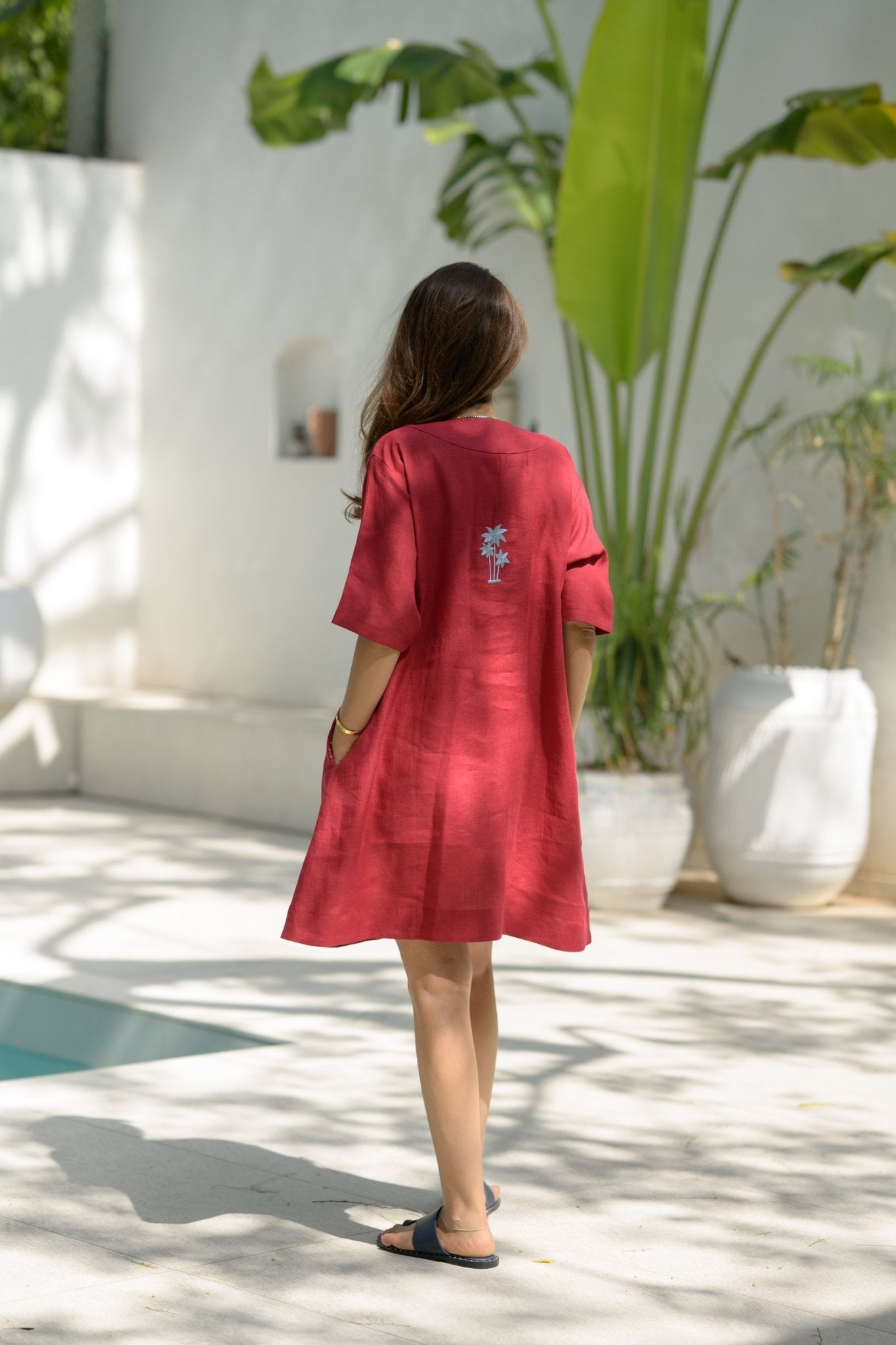 Sundown Palm Dressss - CiceroniDressesZanzibar Living