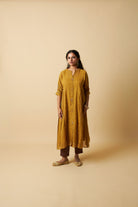 Sunehri Adaa Embroidered Co-ord Set- Set of 2 - CiceroniKurta Set, Festive WearPants and Pajamas