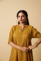 Sunehri Adaa Embroidered Co-ord Set- Set of 2 - CiceroniKurta Set, Festive WearPants and Pajamas