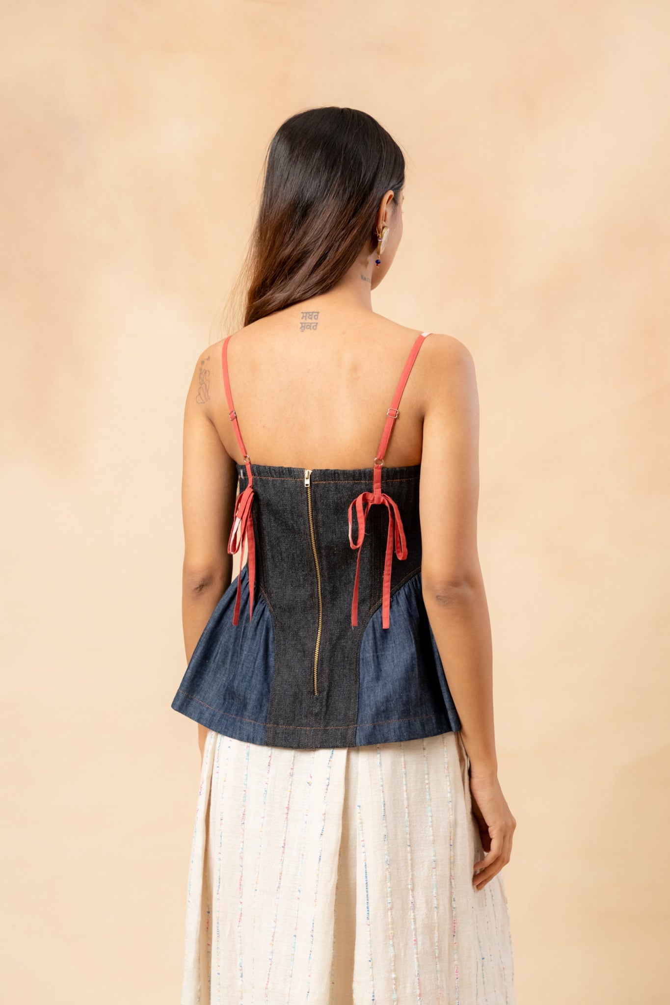Sunhat Spell Denim Top - CiceroniTopDoodlage