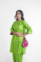 Sunheri Kurta Set in Green - CiceroniKurta Set, Festive WearShriya Singhi