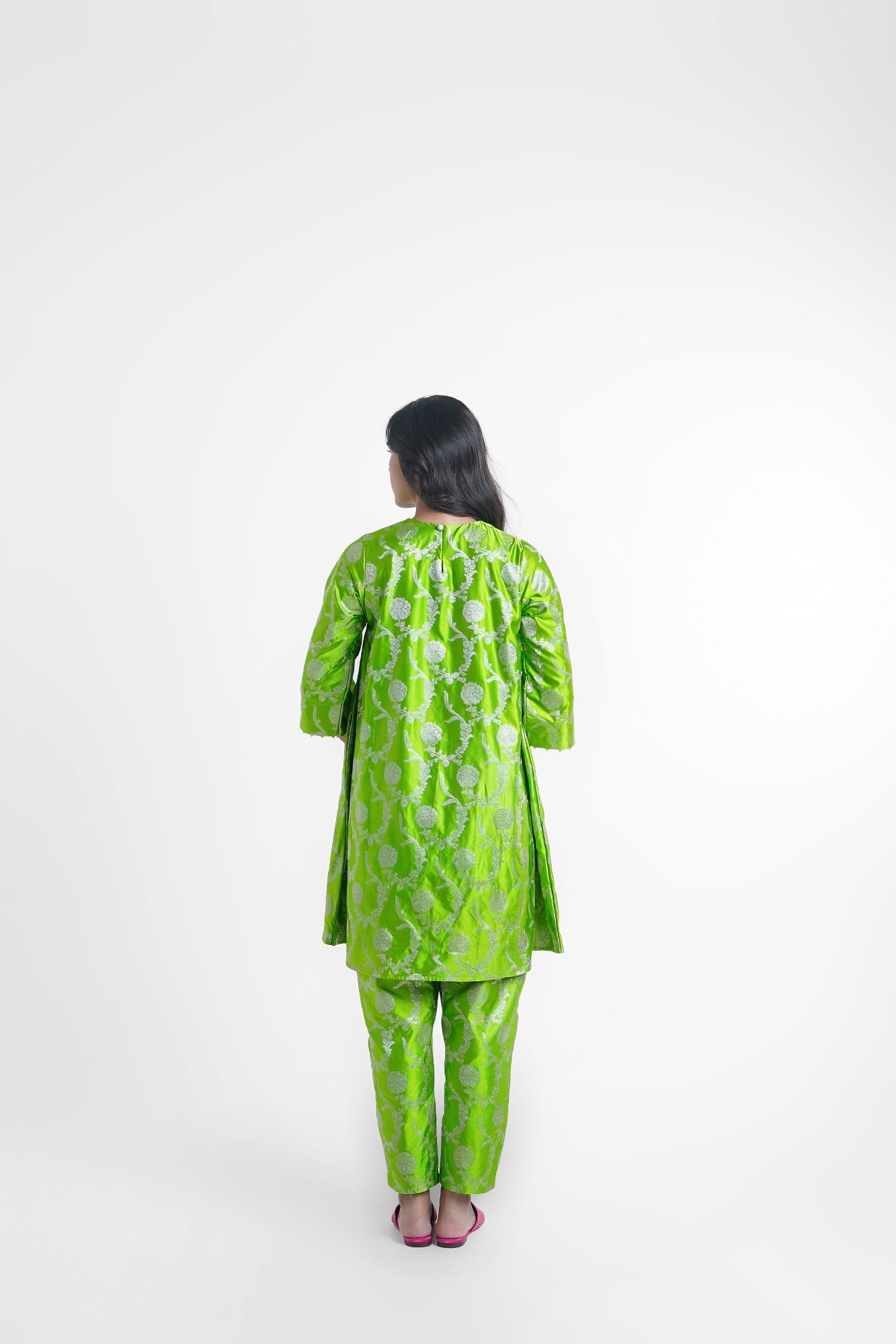 Sunheri Kurta Set in Green - CiceroniKurta Set, Festive WearShriya Singhi