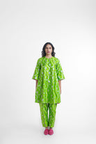 Sunheri Kurta Set in Green - CiceroniKurta Set, Festive WearShriya Singhi