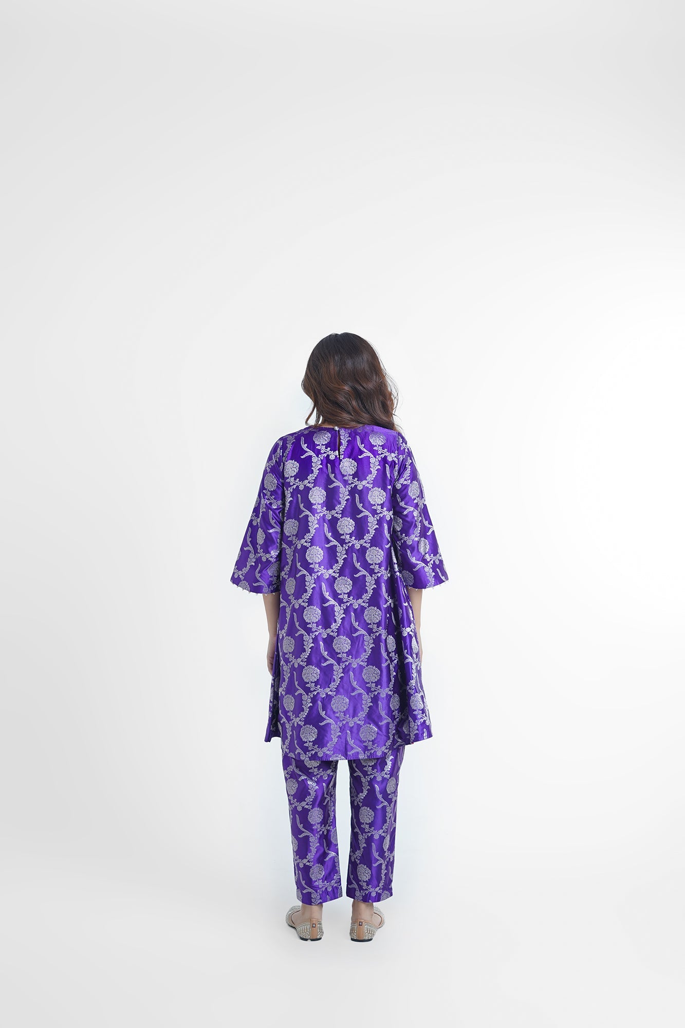 Sunheri Kurta Set in Purple - CiceroniKurta Set, Festive WearShriya Singhi