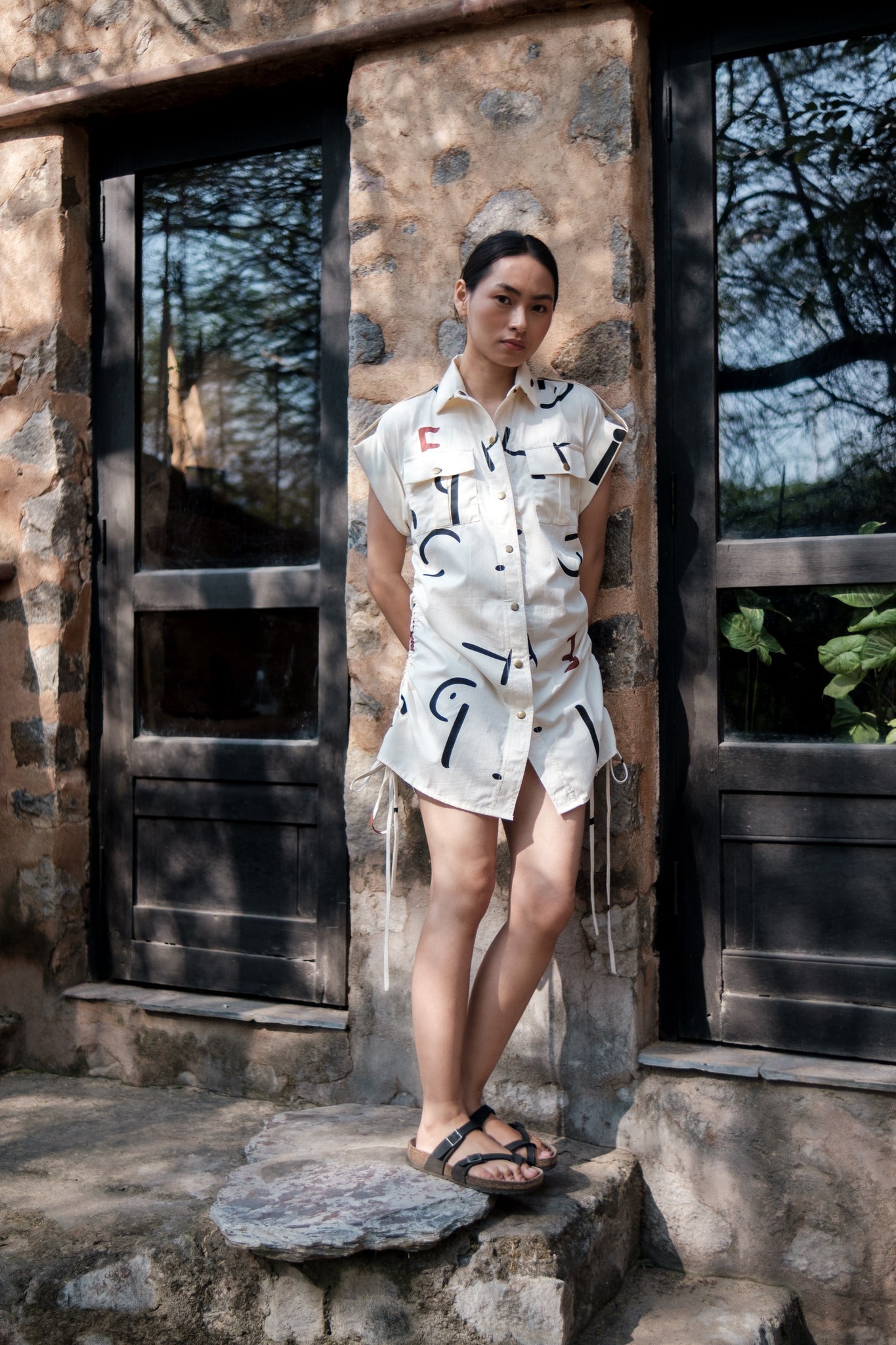 Sunrise Gather Dress - Printed - CiceroniDressesThe Terra Tribe