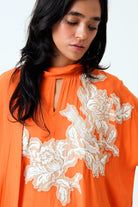 Sunset Orange Nante - Scarf Kaftan Dress - CiceroniDressesMadder Much