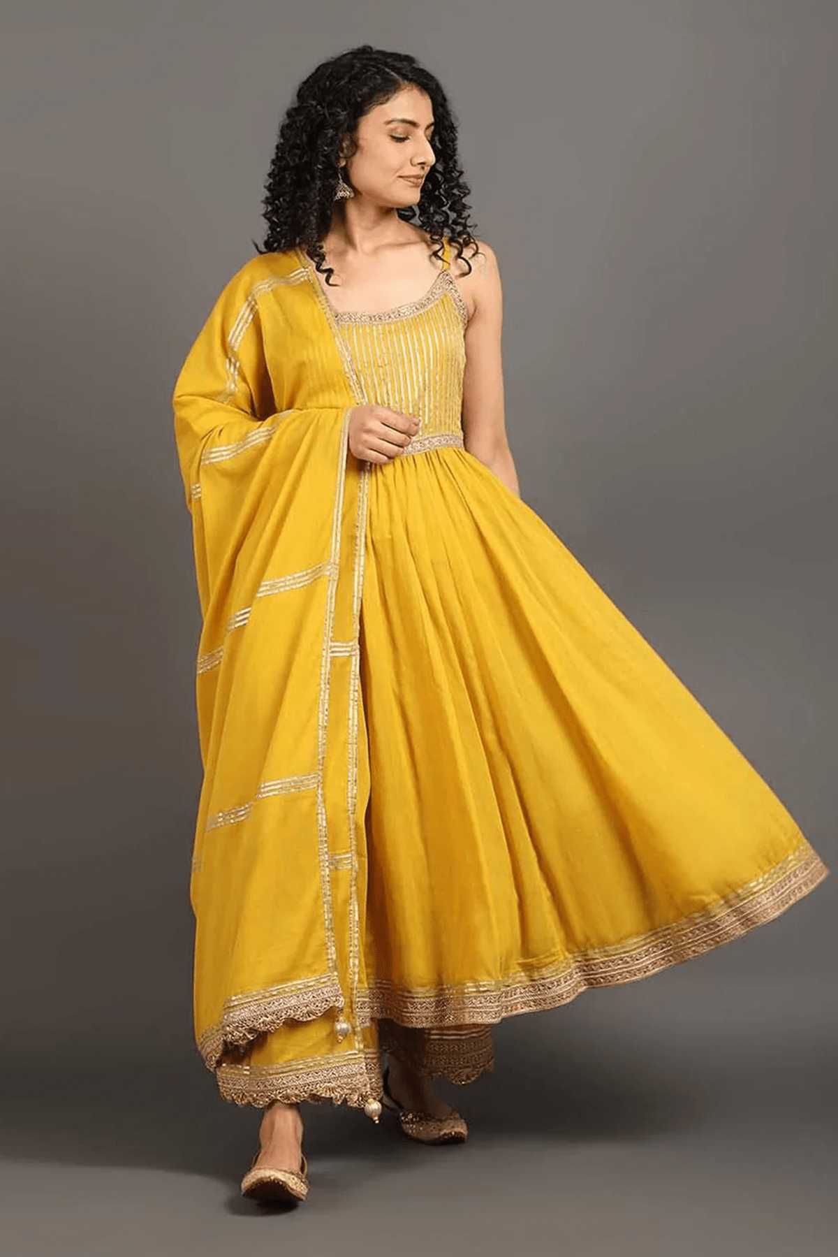 Swarn Mohini Anarkali Set - CiceroniKurta Set, Festive WearOmaana