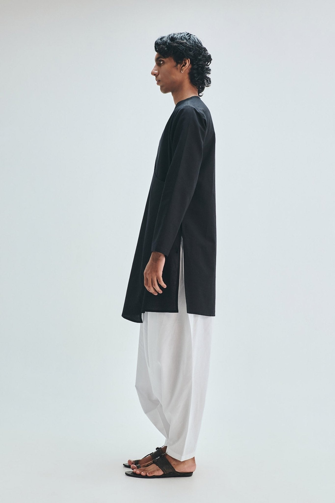 Taj Co-Linen Men's Dhoti Drape Pants - CiceroniDhoti PantsSaphed