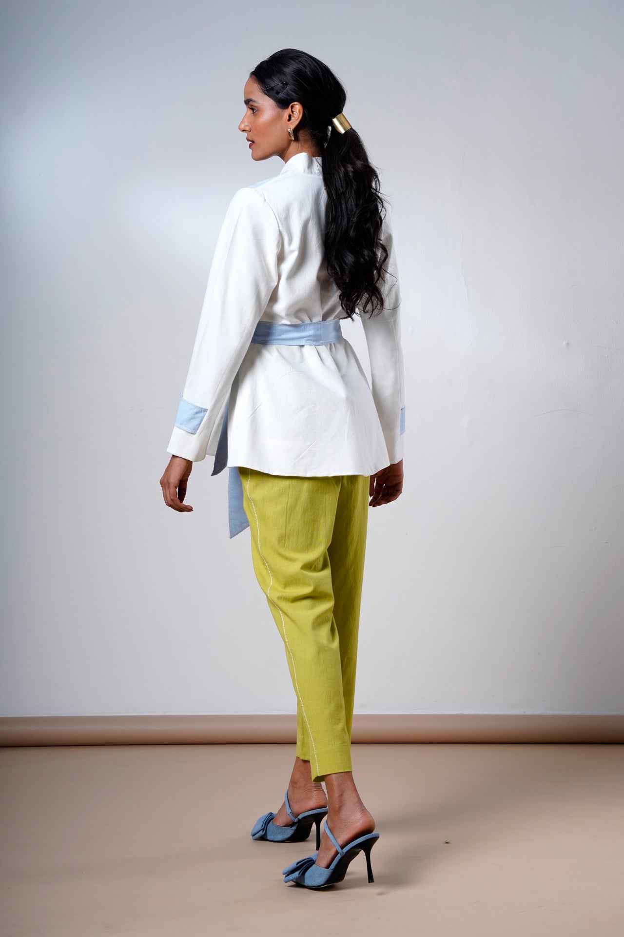 Taj – Serene Ice Top + Olive Pants - CiceroniCo - ord SetMadder Much