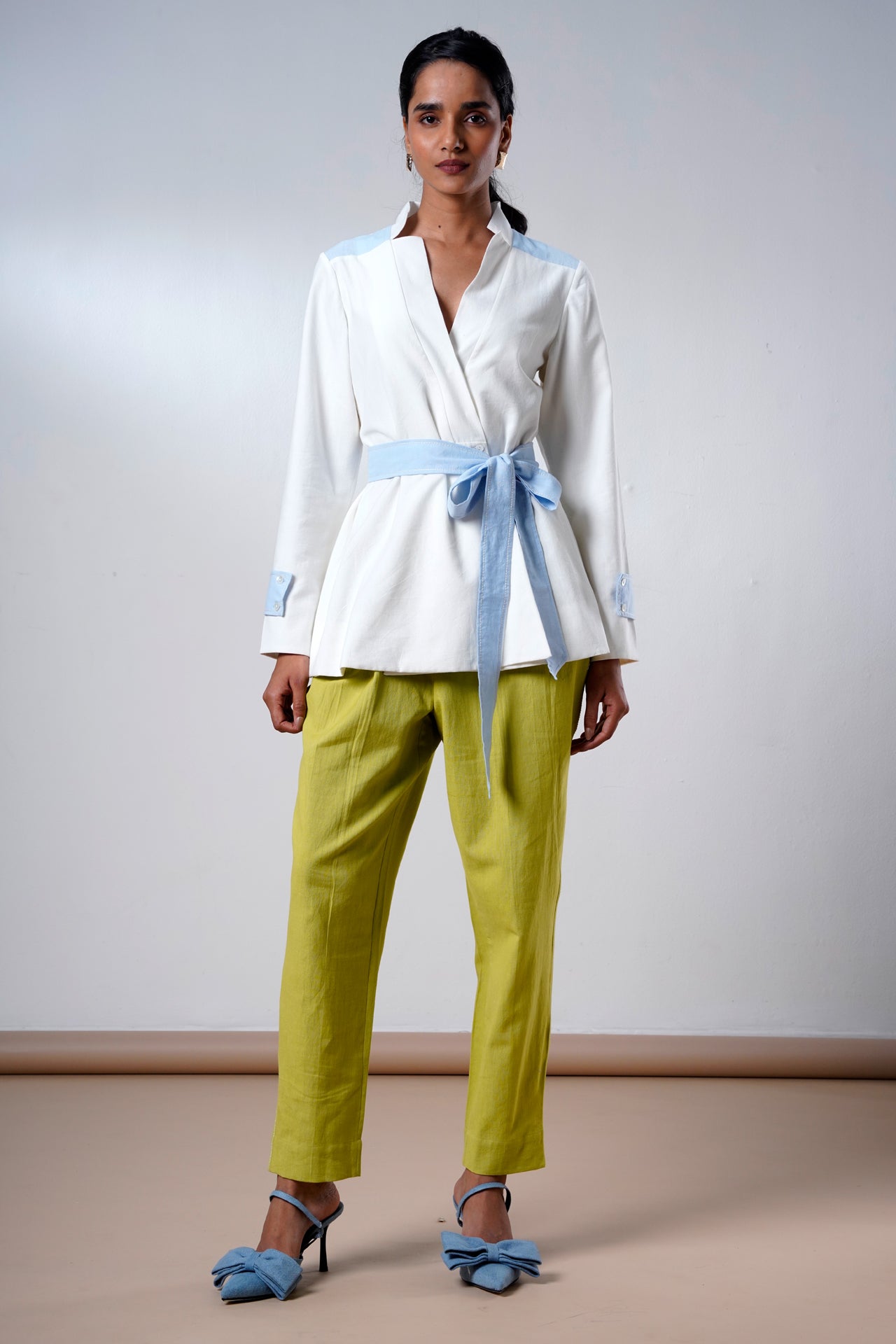 Taj – Serene Ice Top + Olive Pants - CiceroniCo - ord SetMadder Much