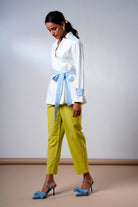 Taj – Serene Ice Top + Olive Pants - CiceroniCo - ord SetMadder Much