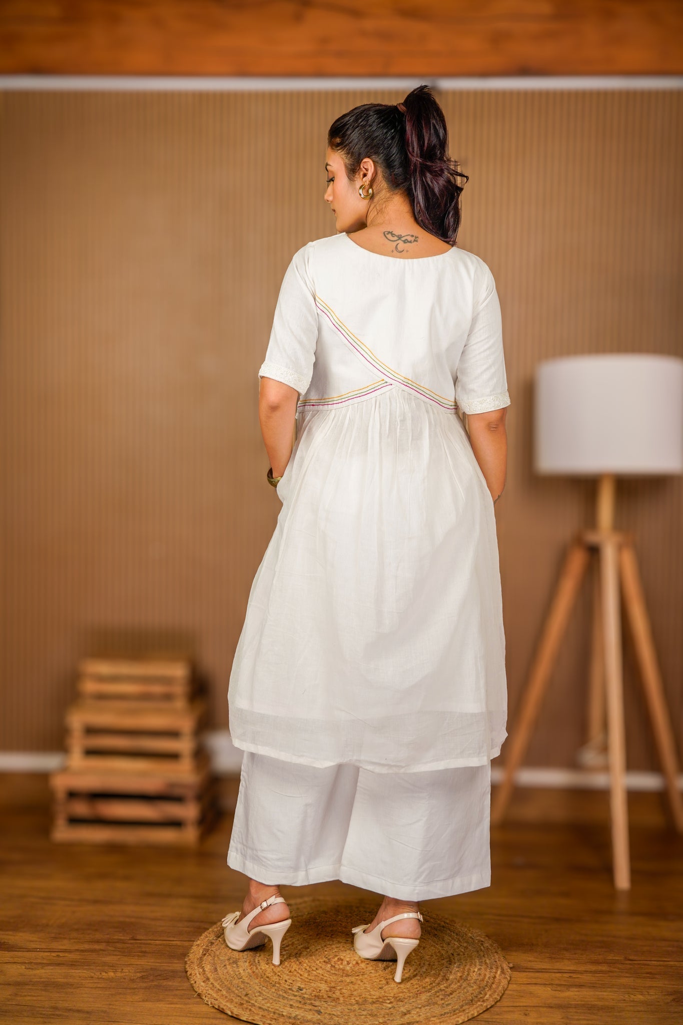 Tara Dress with Pants Set - CiceroniKurta SetPrathaa