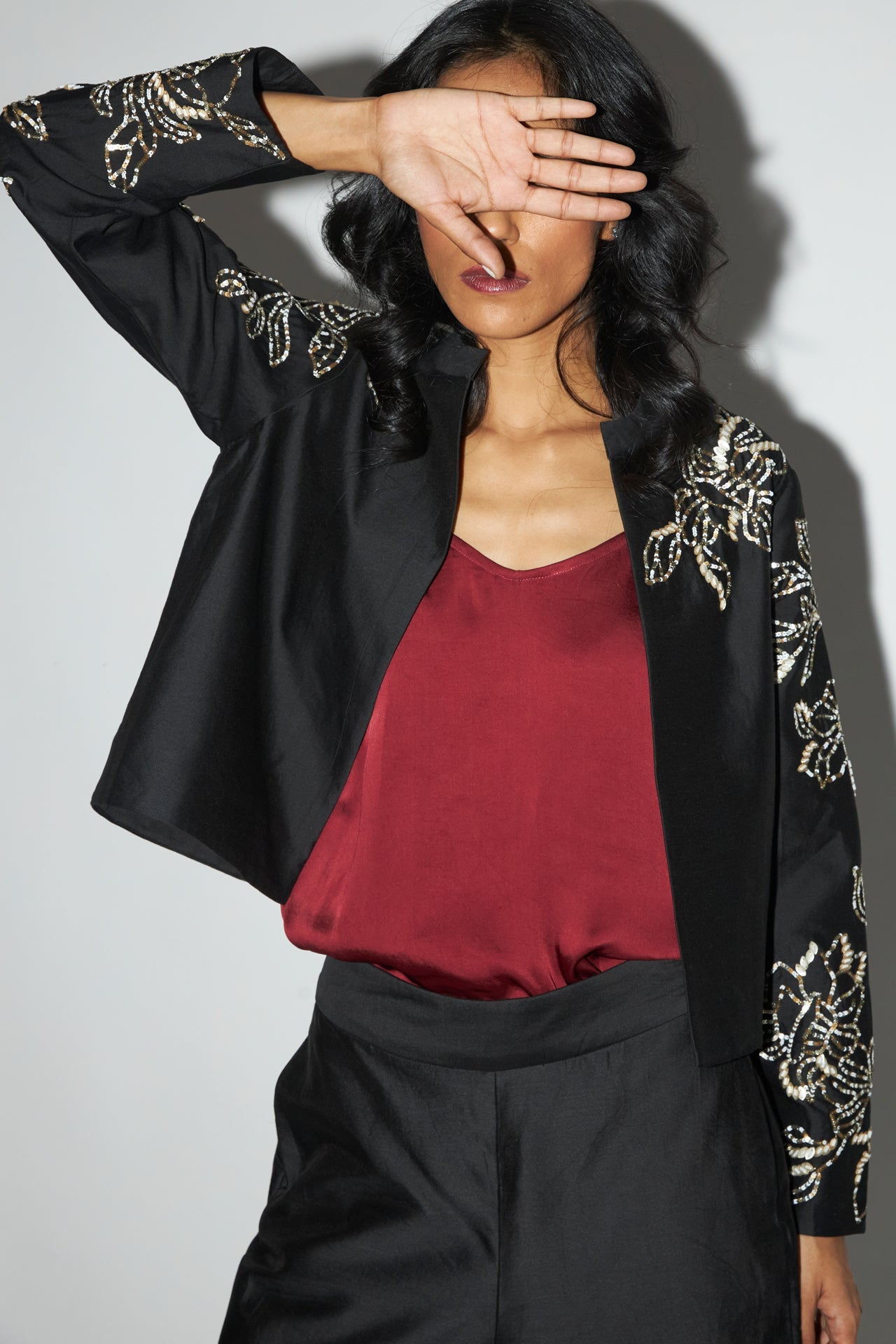 Teresa - Sequin Short Jacket & Pant Set - CiceroniCo - ord SetMadder Much