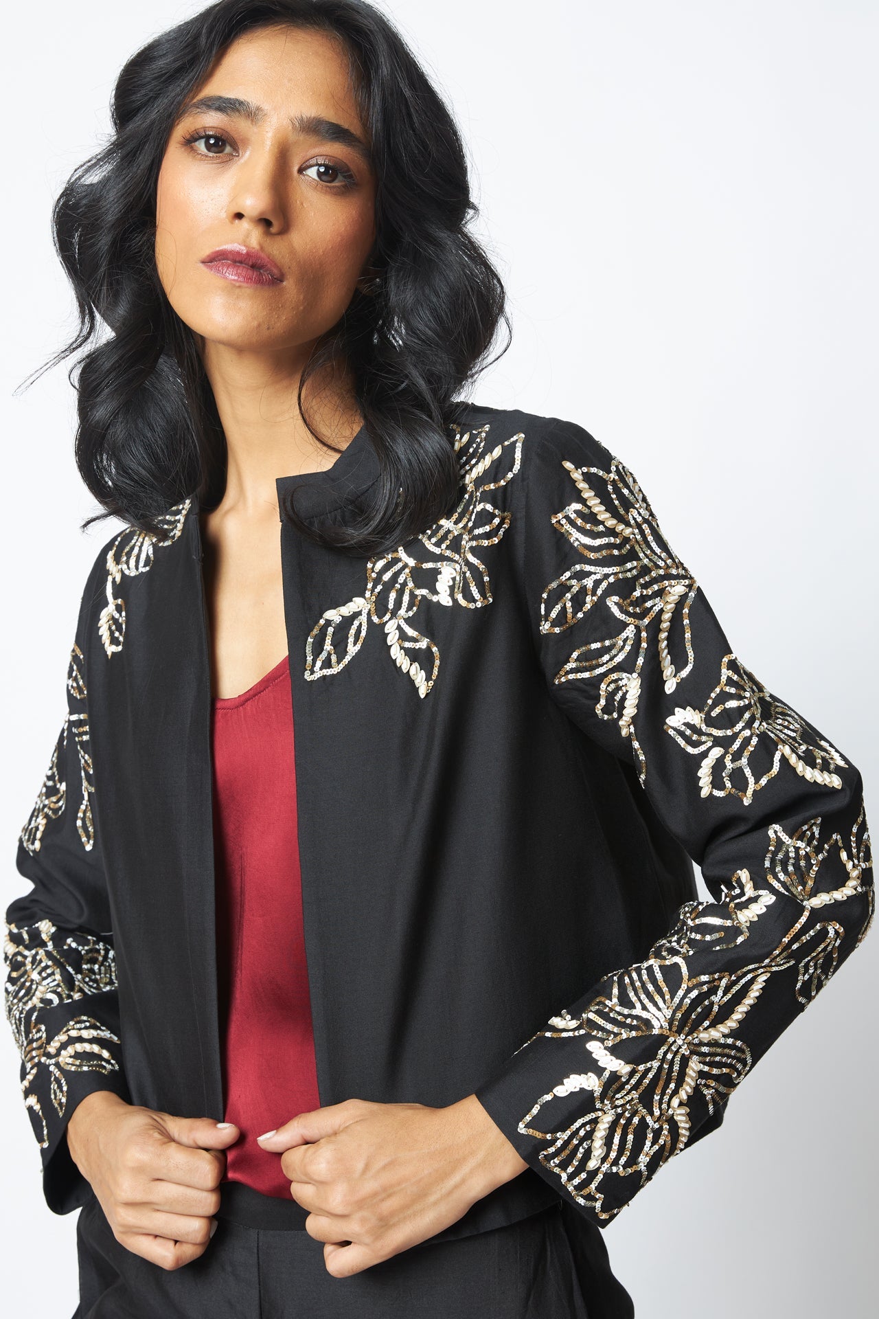 Teresa - Sequin Short Jacket & Pant Set - CiceroniCo - ord SetMadder Much