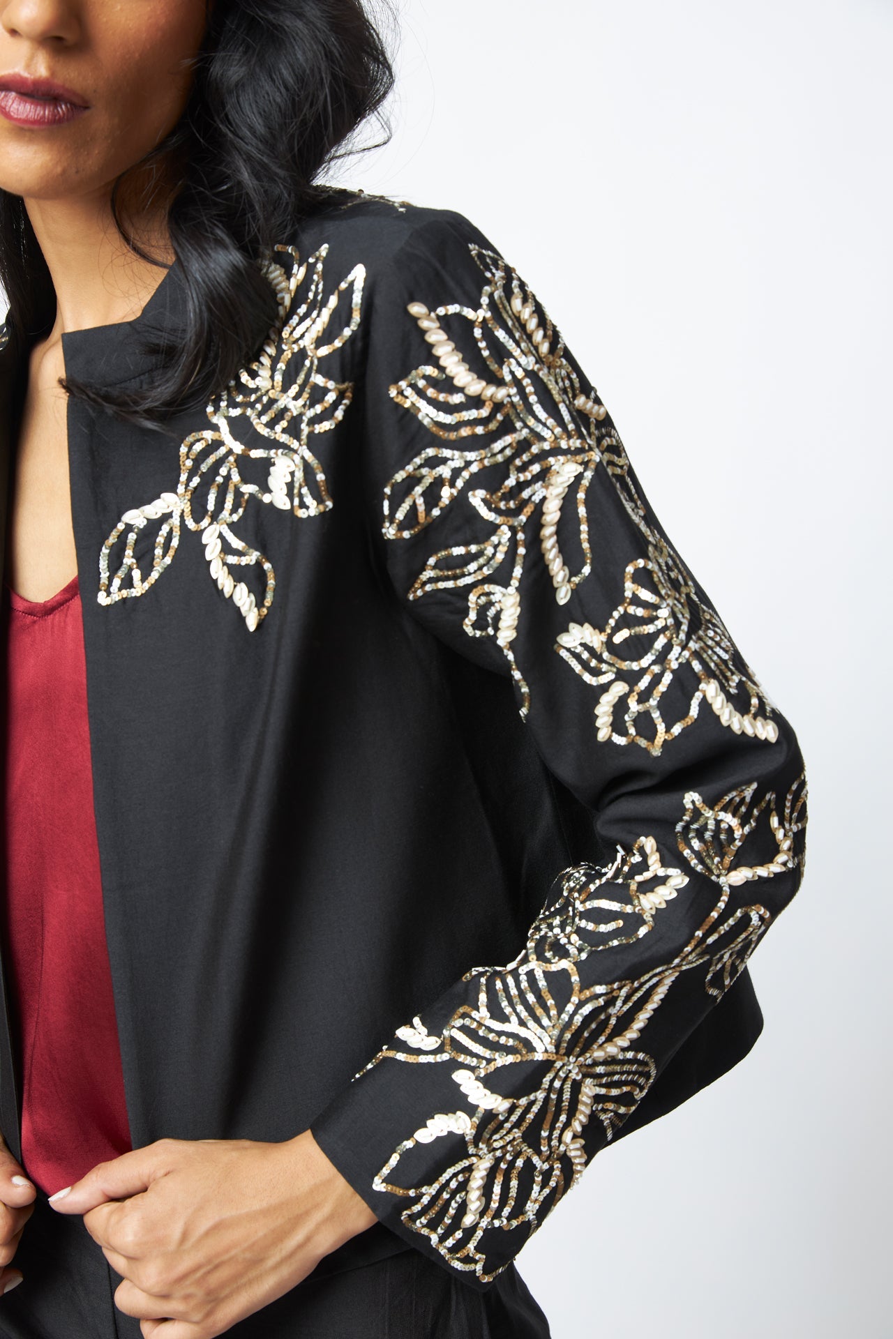 Teresa - Sequin Short Jacket & Pant Set - CiceroniCo - ord SetMadder Much