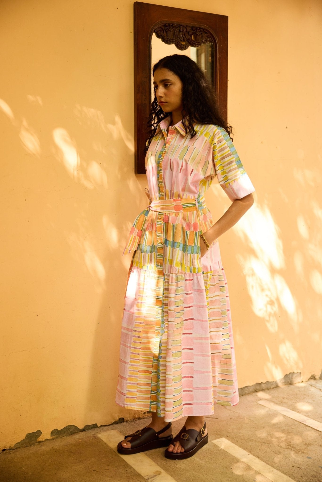 Tessa Maxi Shirt Dress - CiceroniDressesHappi Space