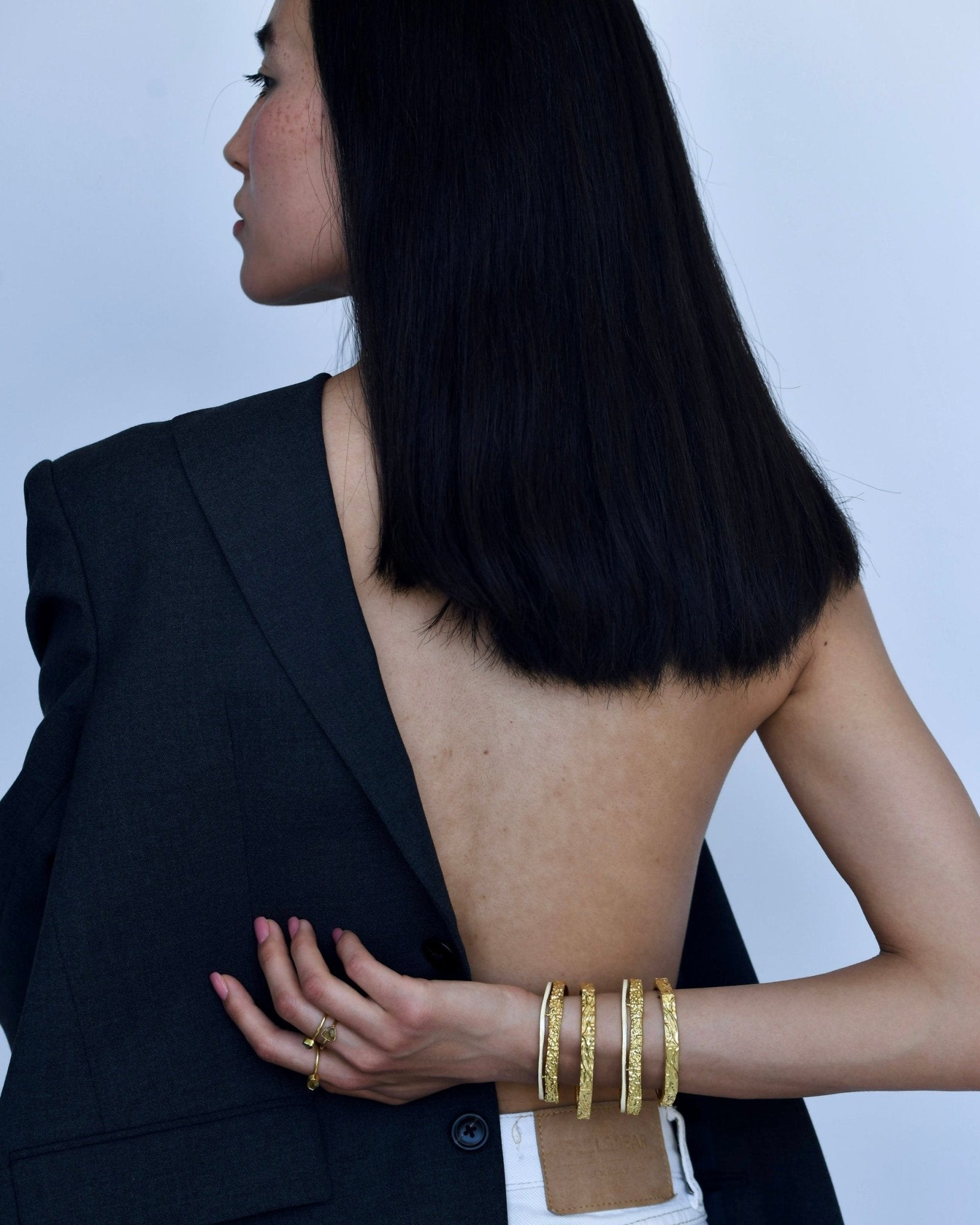 Textured Hexagonal Bracelet - CiceroniBraceletsThe Loom Art