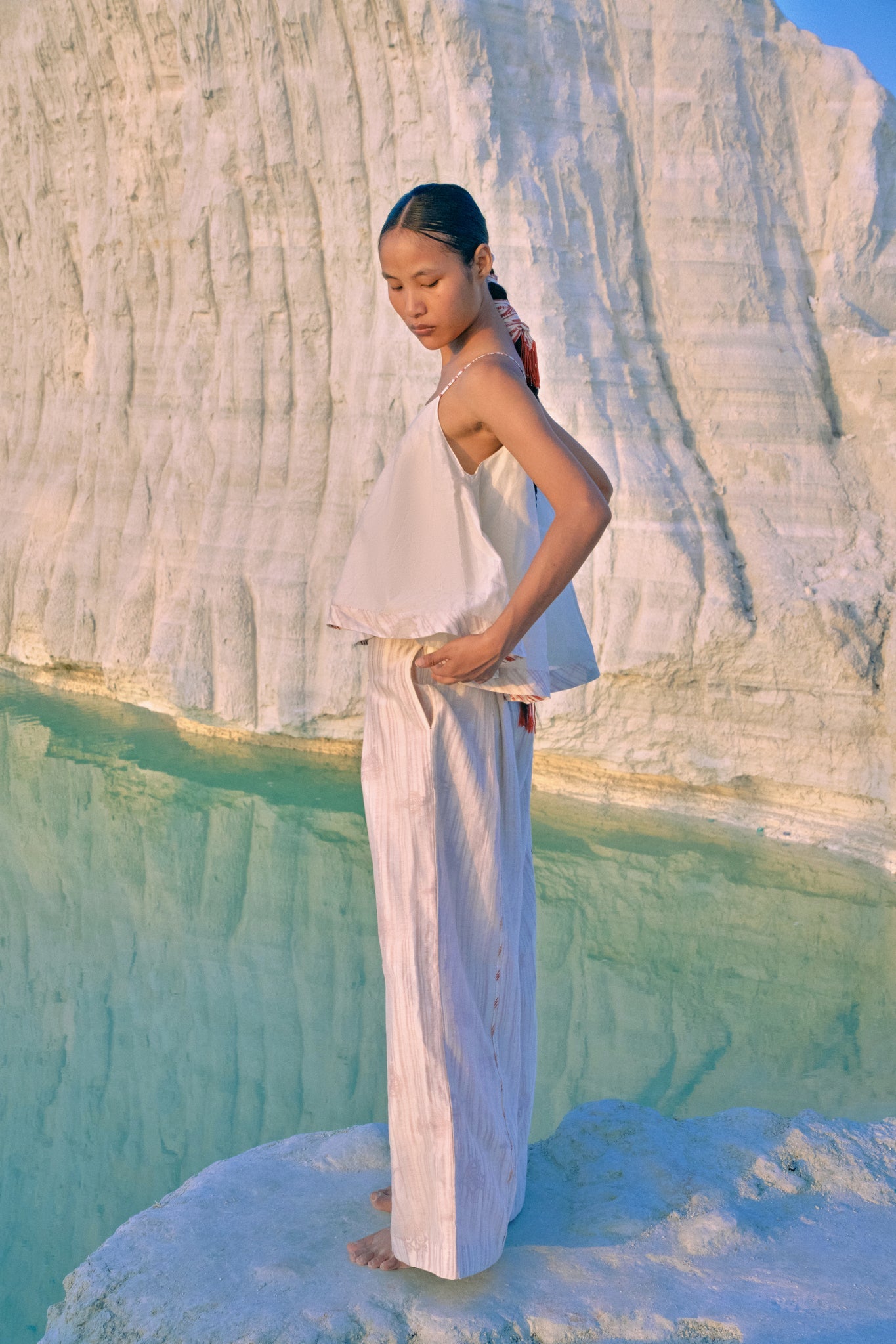 ⁠Thazin Strap Top - CiceroniTopsAhmev