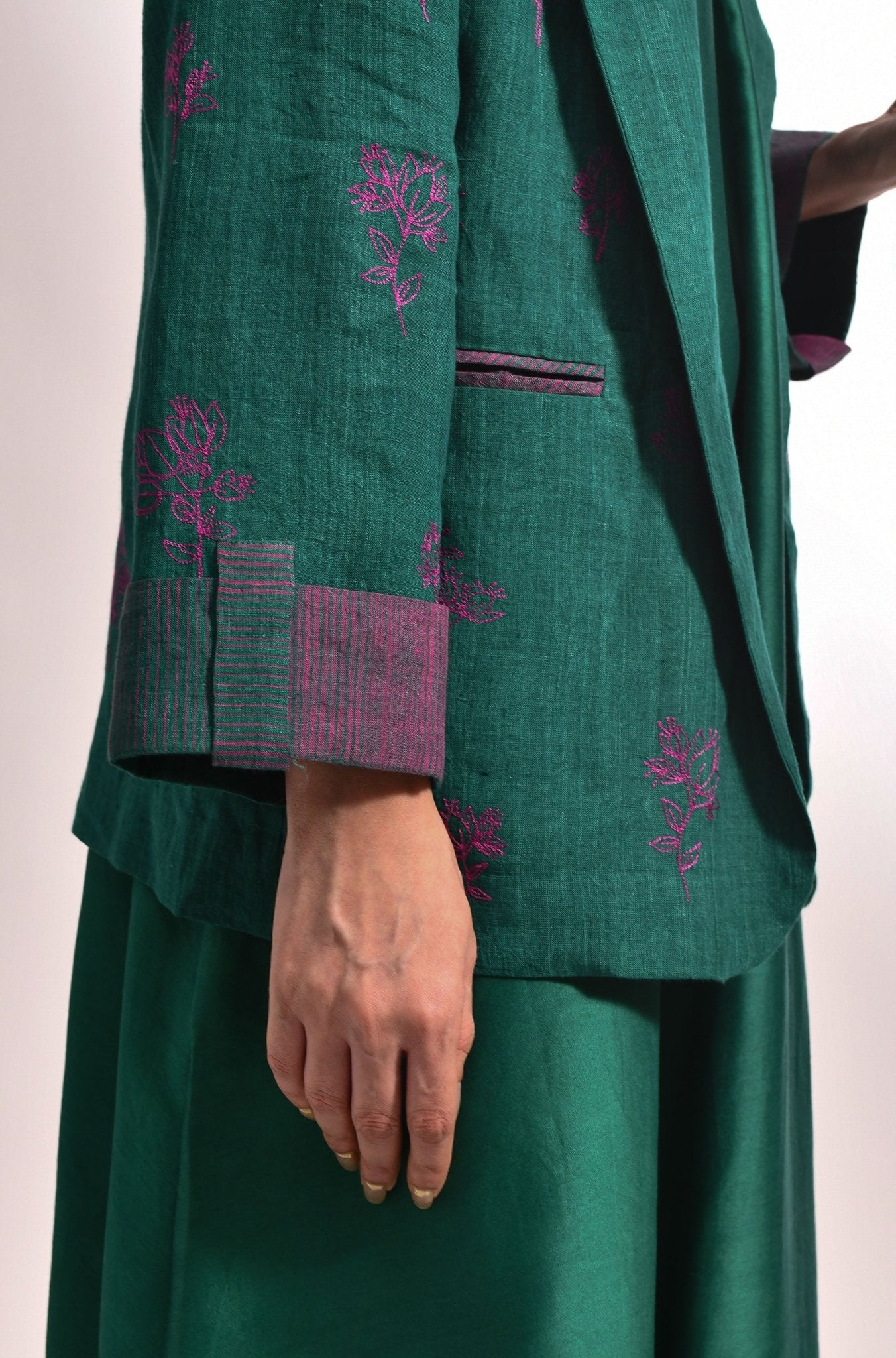 The Audrey Set - Forest Green - CiceroniDressesHiranya