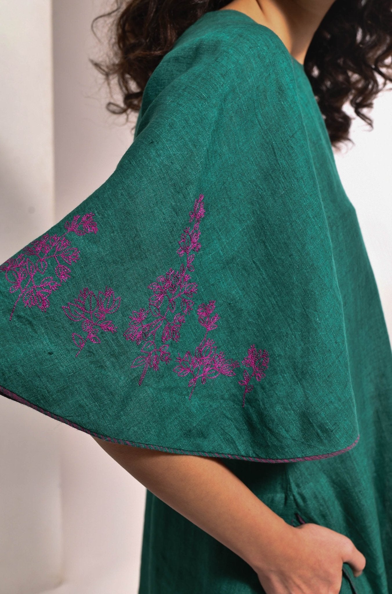 The Bell Set – Forest Green - CiceroniKurta Set, Festive WearHiranya