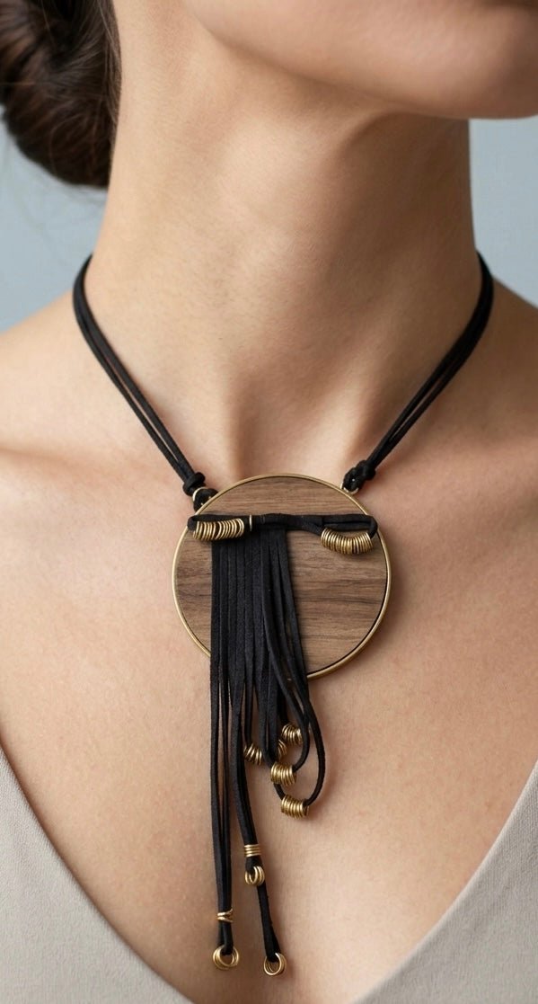 The Eclipse Tassel Necklace - CiceroniNecklaceZaza by Somya