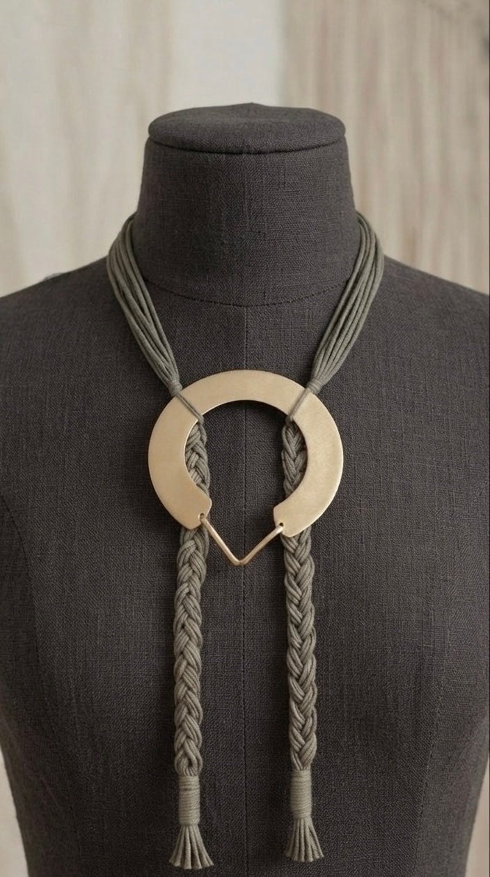 The Orbit Bolo Necklace - CiceroniNecklaceZaza by Somya