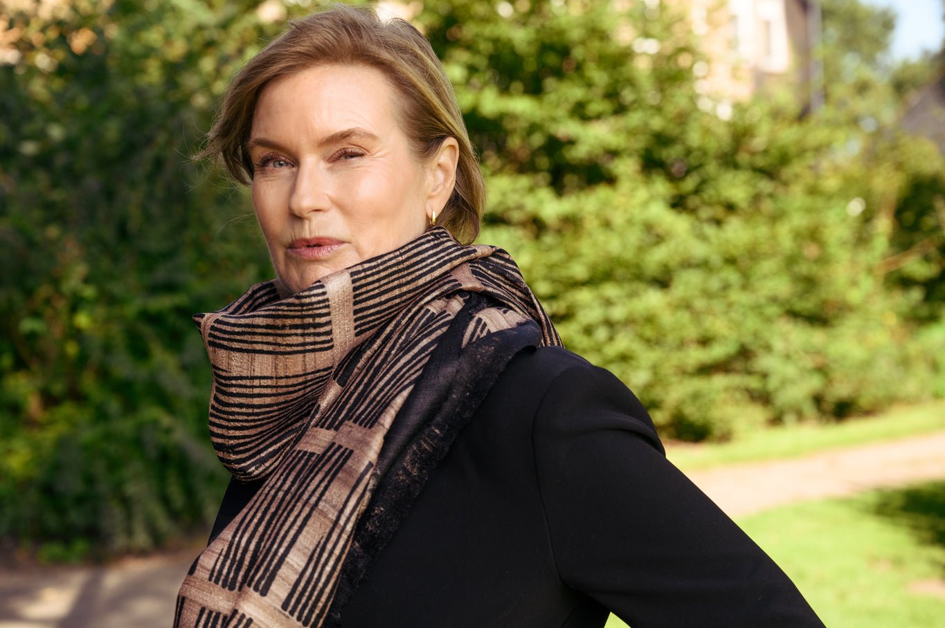 The Shale Peace Silk Scarf - CiceroniScarfAeshaane