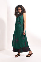 The Simone Set – Forest Green - CiceroniKurta Set, Festive WearHiranya