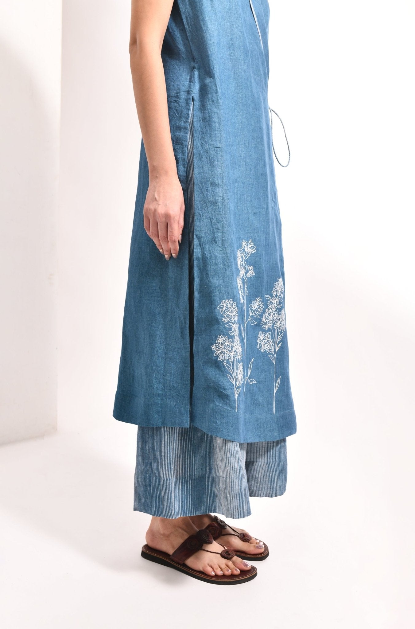 The Simone Set – French Blue - CiceroniKurta Set, Festive WearHiranya