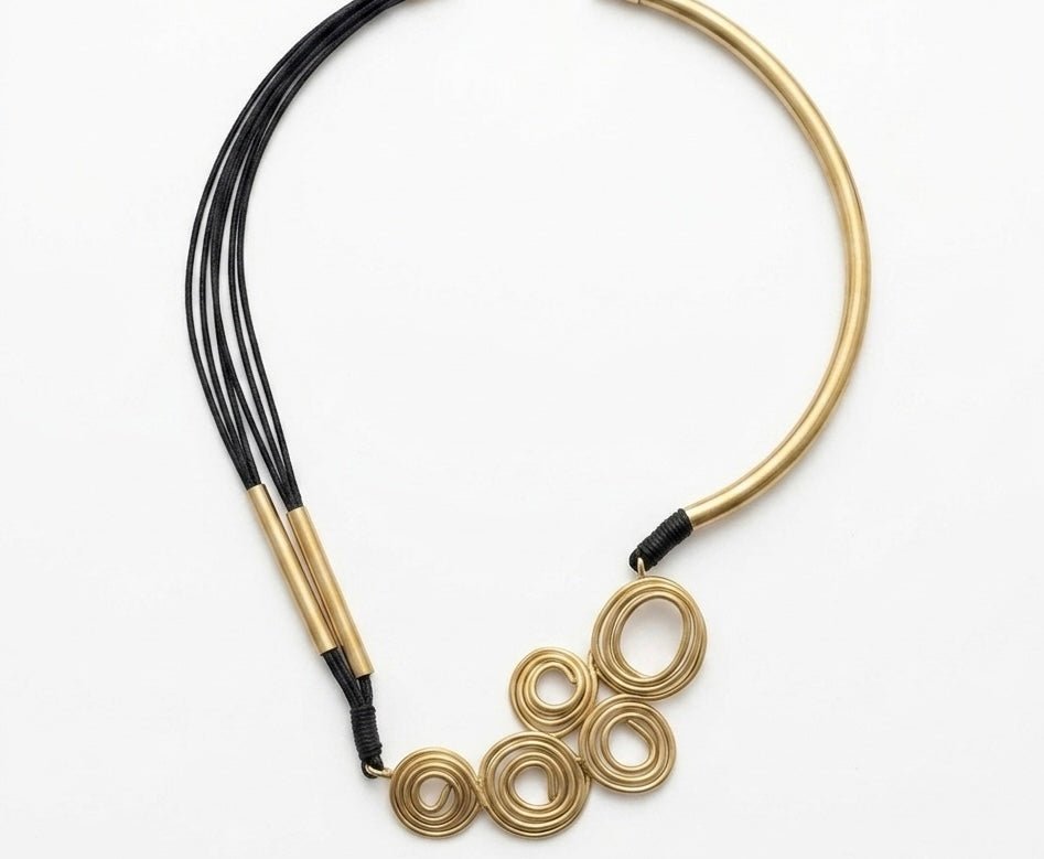 The Spiral Cluster Necklace - CiceroniNecklaceZaza by Somya