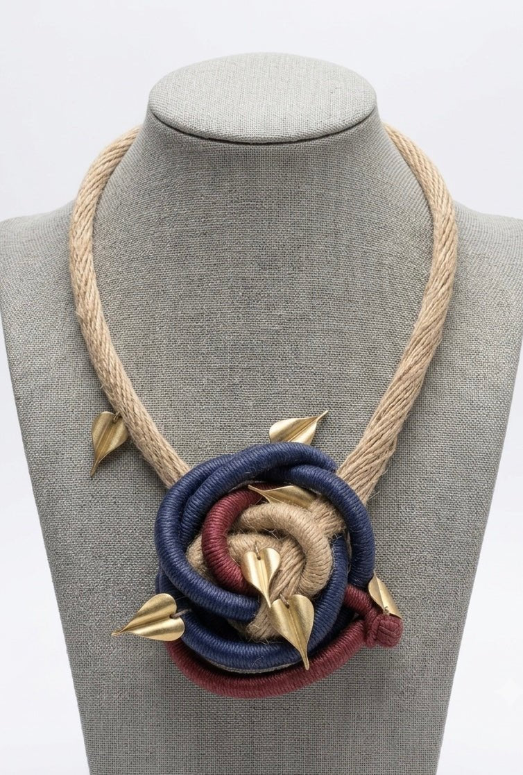 The Threaded Bloom Necklace - CiceroniNecklaceZaza by Somya