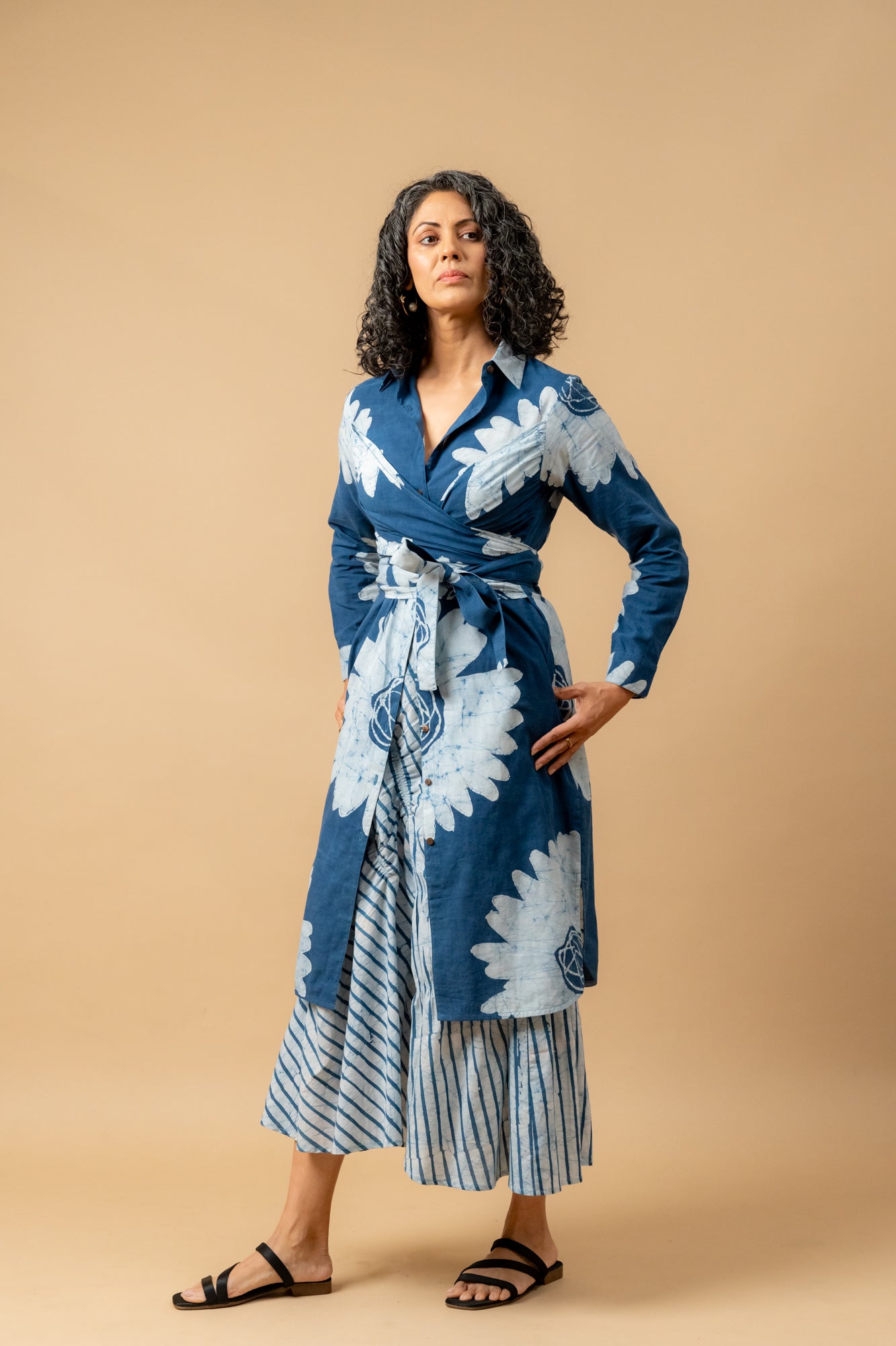 Thea Batik Flower Dress - CiceroniDressesDoodlage