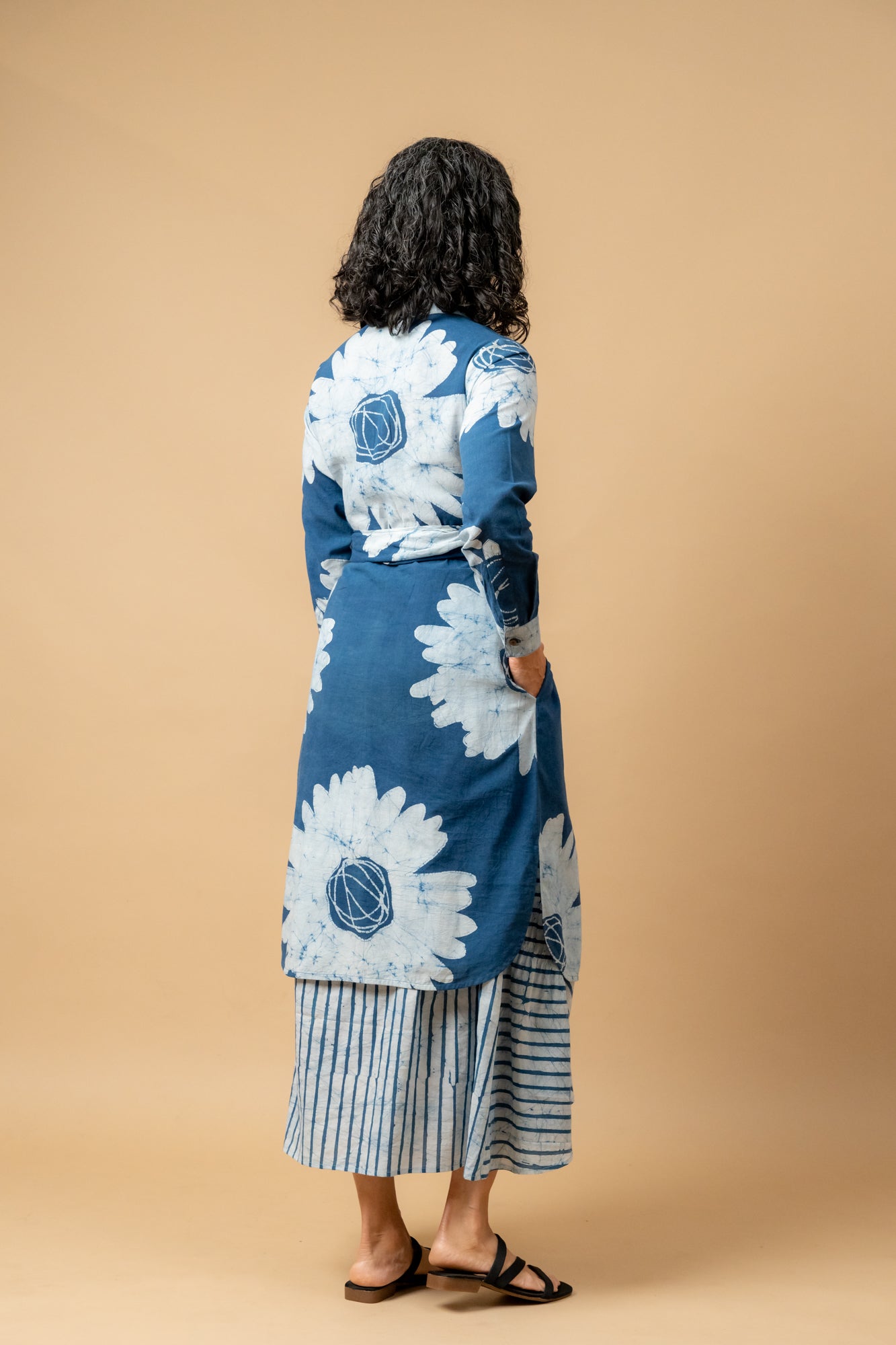 Thea Batik Flower Dress - CiceroniDressesDoodlage