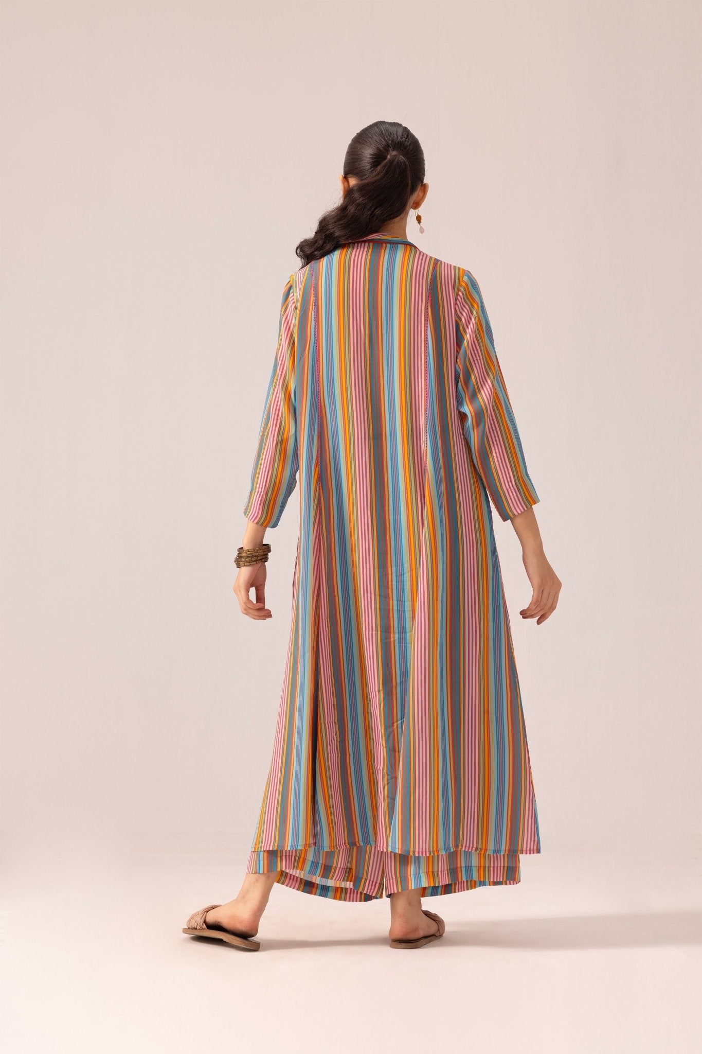 Thea Kurta Pant Set - Multicoloured - CiceroniKurta Set, Everyday WearLabel Shreya Sharma