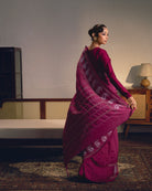 Thumri - Magenta - CiceroniSareeIra