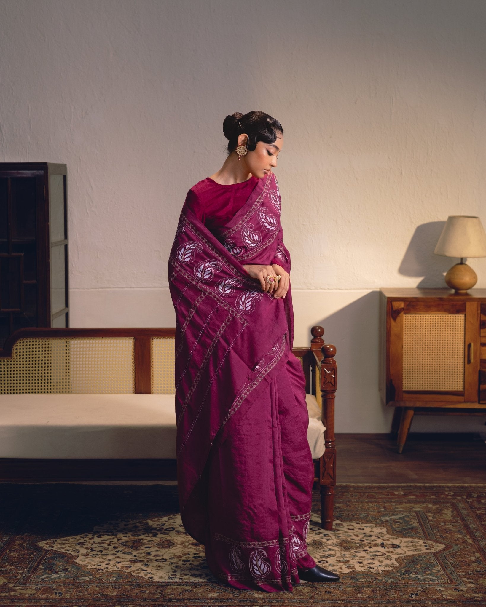 Thumri - Magenta - CiceroniSareeIra