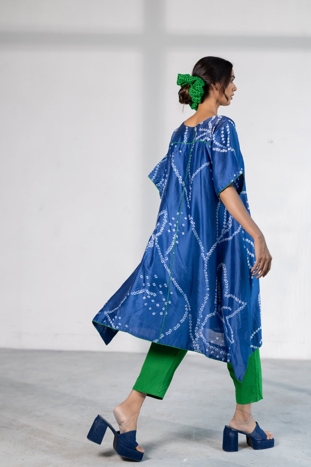 Tidepool Bandhani Kurta - CiceroniKurtaSilai Studio