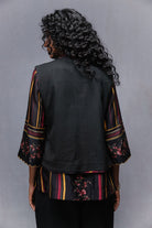 Tie up Vest Black - CiceroniVestSubbah