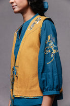 Tie up Vest Mustard - CiceroniVestSubbah