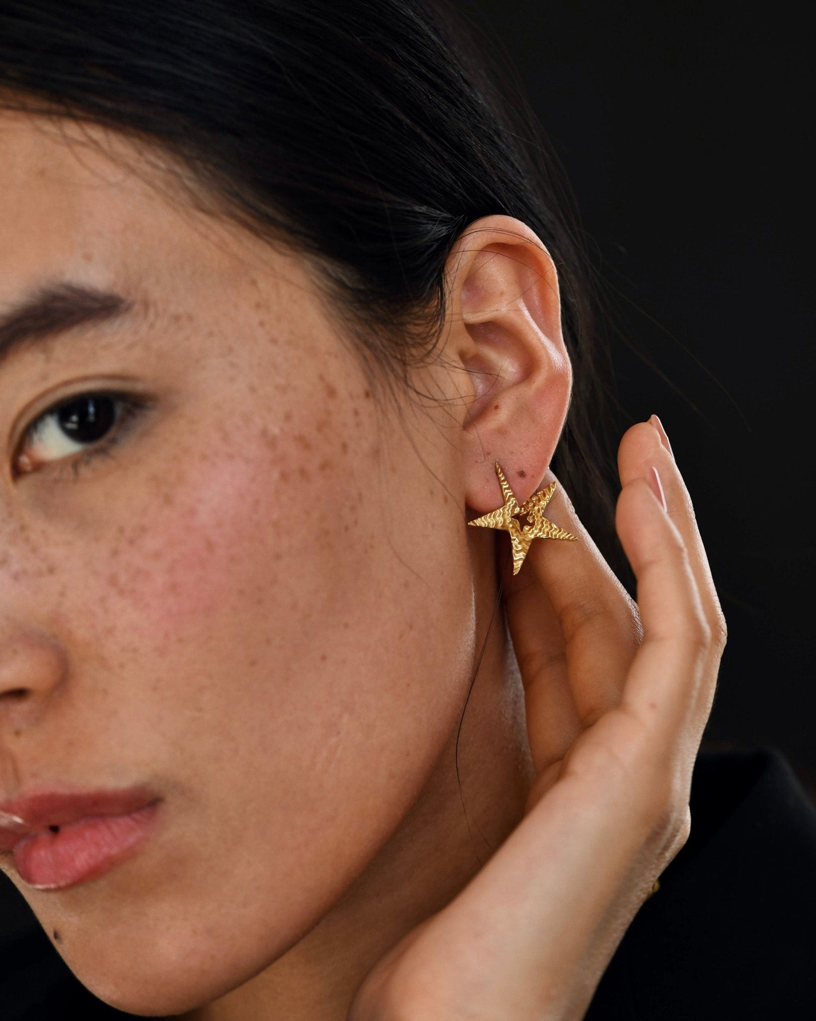 Tinted Star Statement Ear Studs - CiceroniStudsThe Loom Art